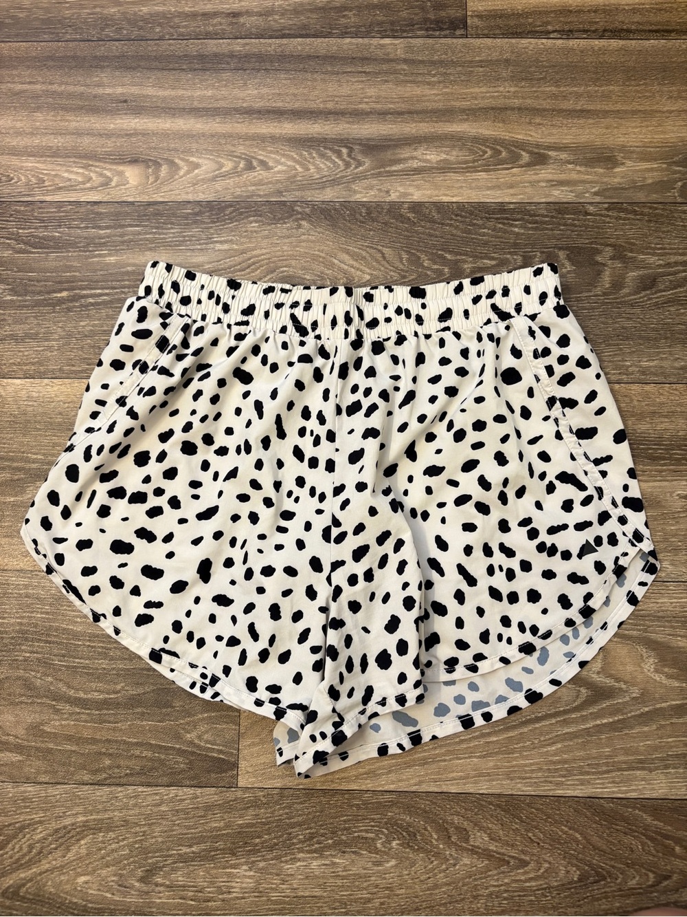 Vitality Dalmatian print Athletic Running Shorts Size M